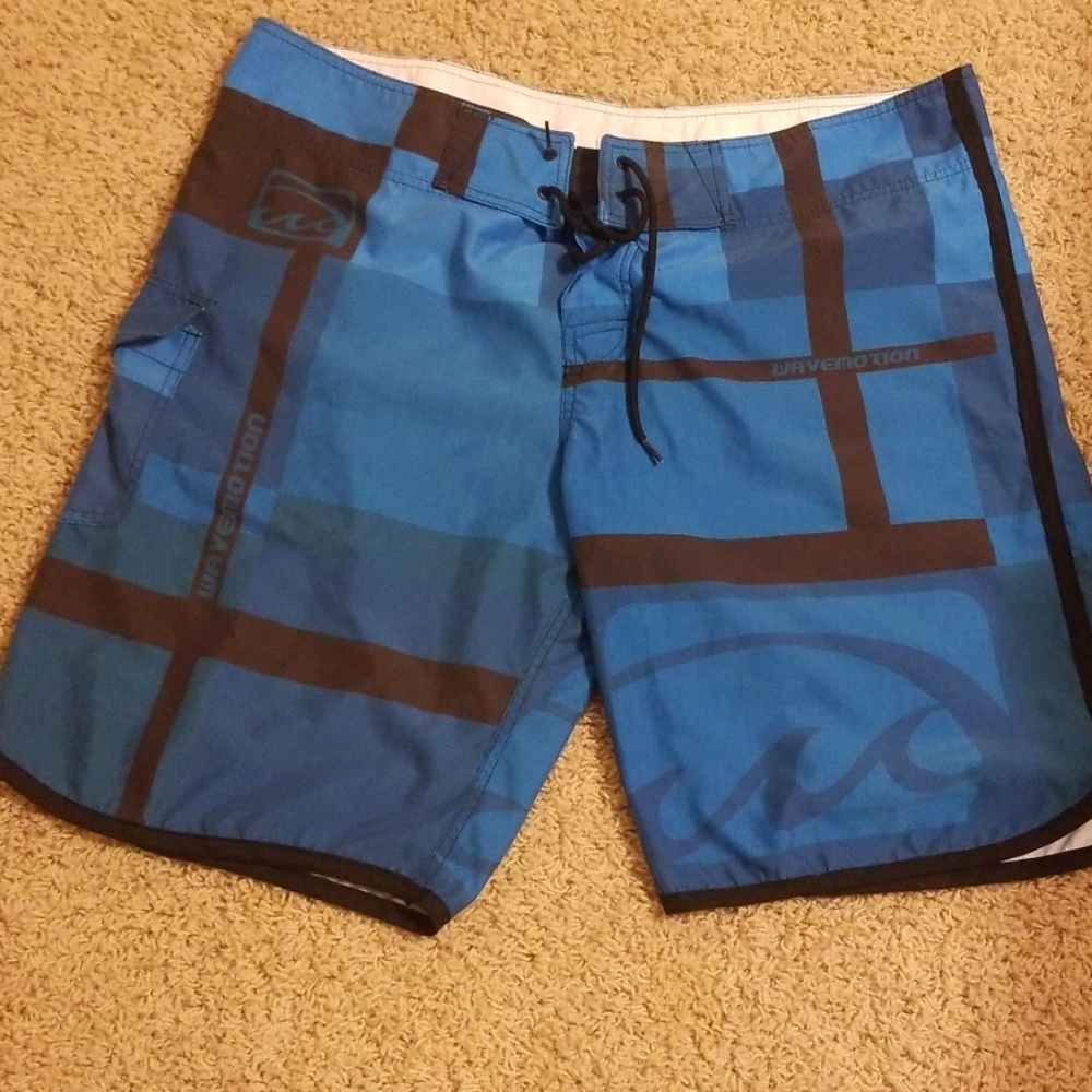 Wavemotion Blue Swimtrunks